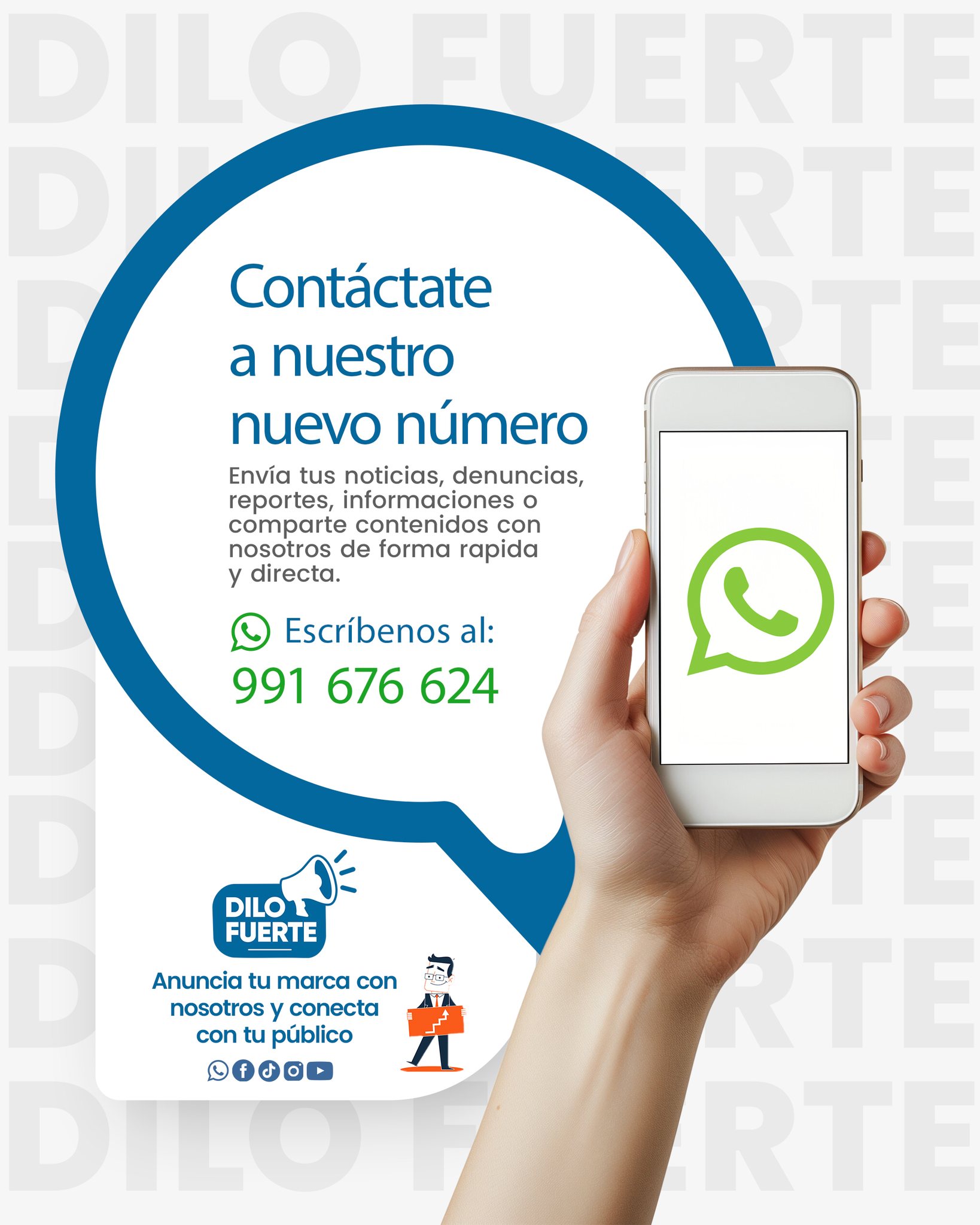 DILO - 🔴📱CONTÁCTENOS A NUESTRO NUEVO NÚMERO | #ParaReportesCiudadanos ...