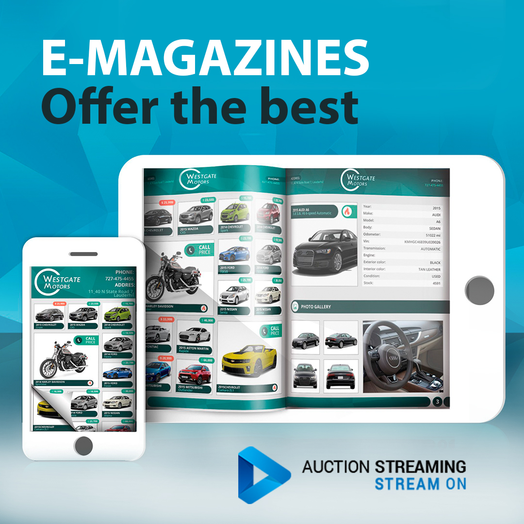 Our product E-Magazine is combining... - Auction Streaming | Facebook