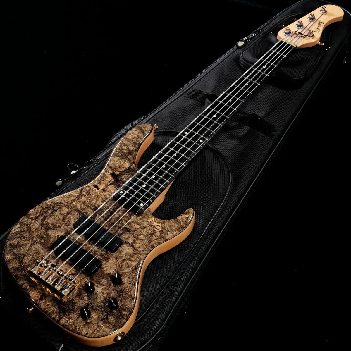 Sadowsky Nyc Custom Bass 5St 24F Master Grade Buckeye Burl !