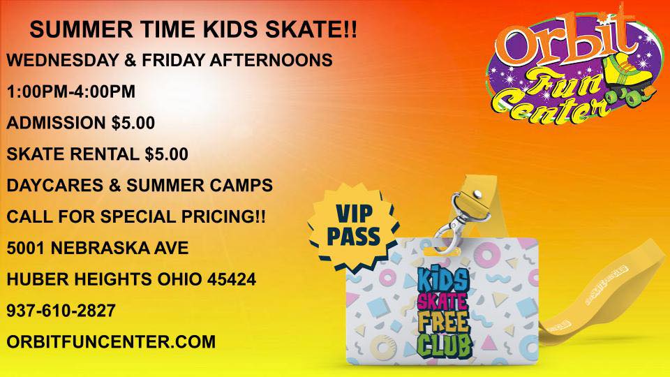Orbit - Summer day time fun every Wednesday and Friday!! Daycares and ...