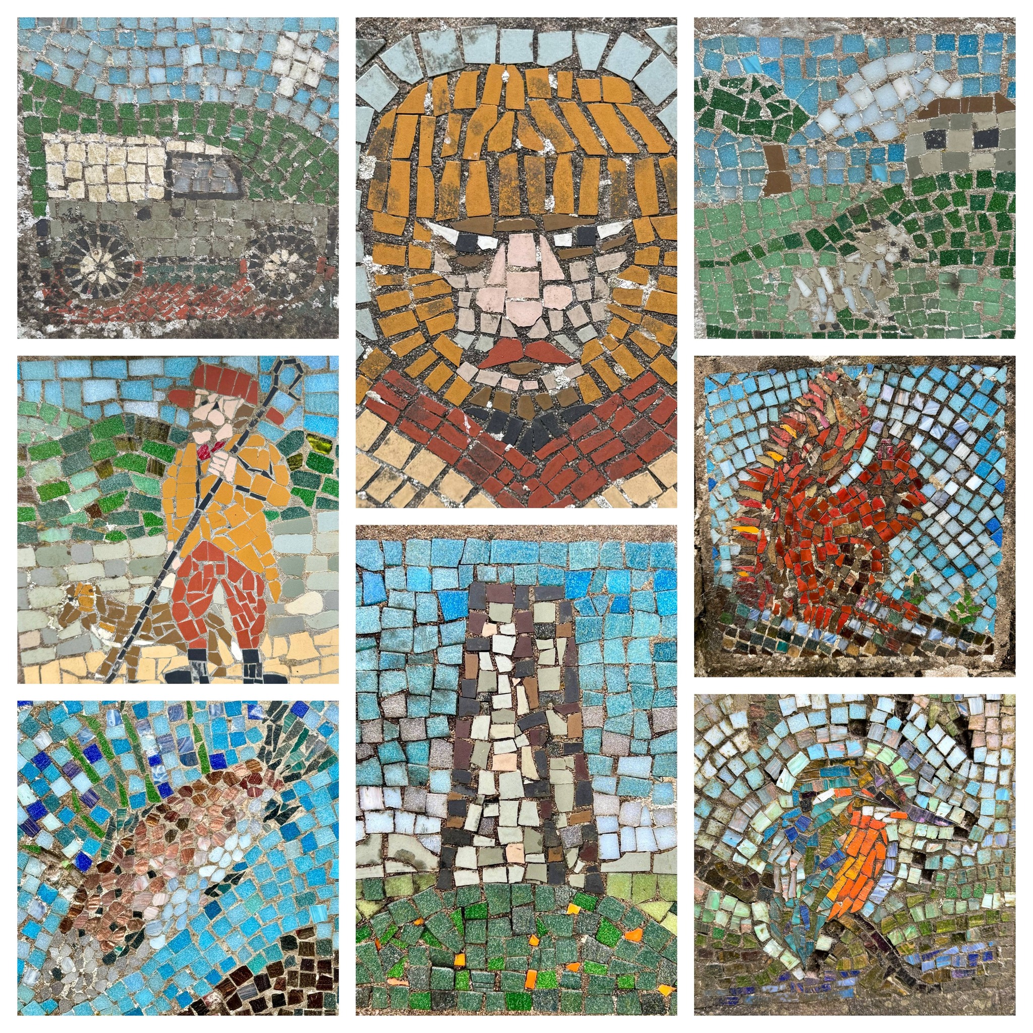 Yorkshire - In 2000 the community of Hawes created a mosaic walk - a ...