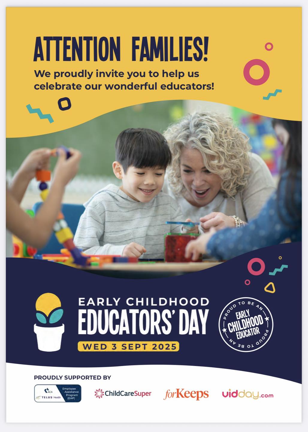 Bluebird - ️ EARLY CHILDHOOD EDUCATORS DAY ️ 💕 Early Childhood ...
