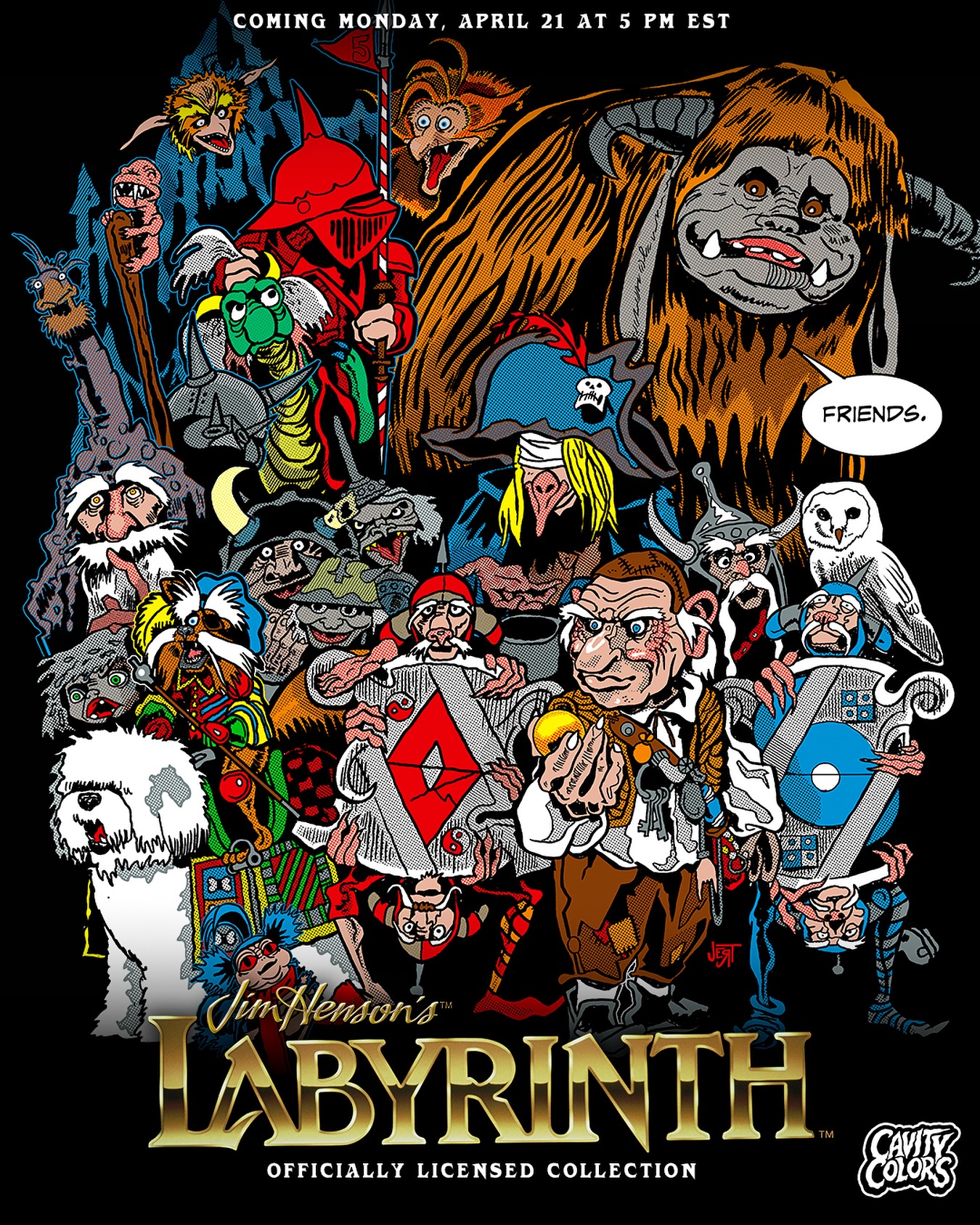 Labyrinth 40th anniversary merchandise now available