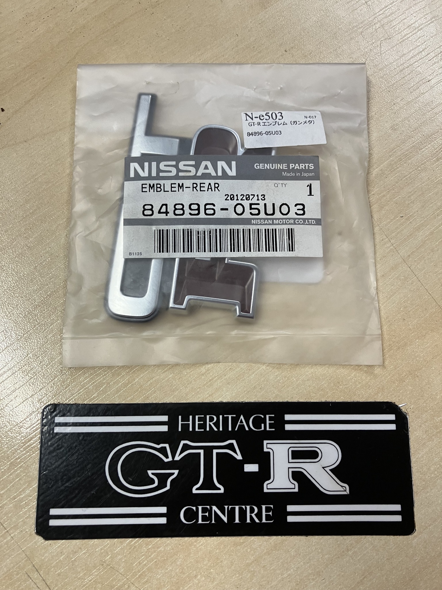 Genuine Original OEM Nissan R32 GTR Boot/Trunk Badges Brand New in 