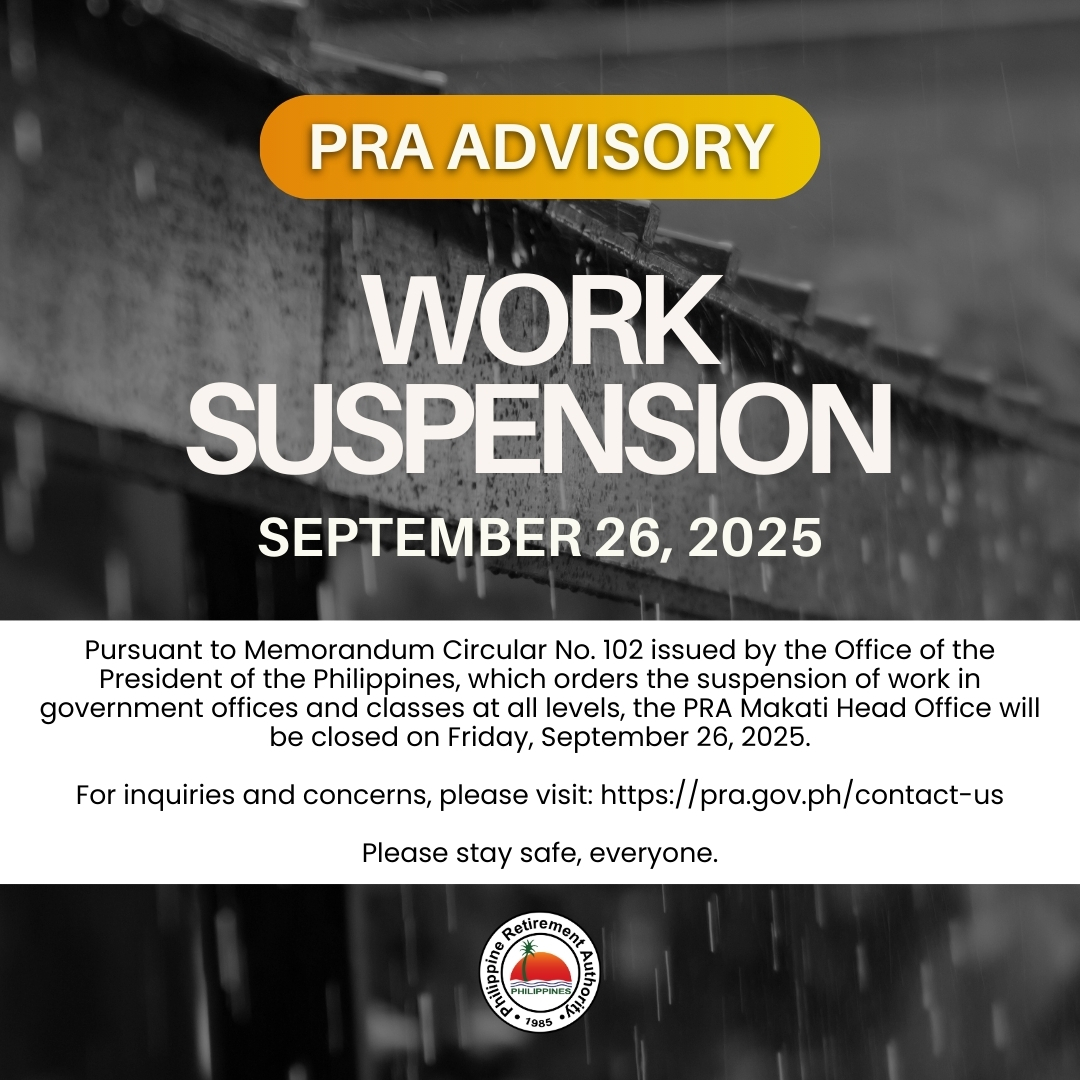 PRA ADVISORY Pursuant... - Philippine Retirement Authority | Facebook