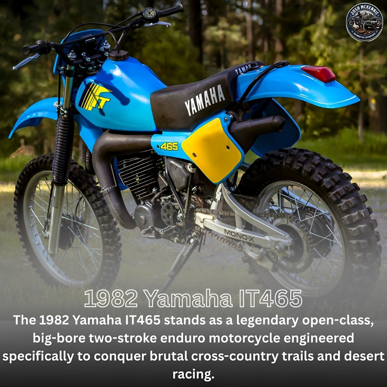 原健　STROKES 82-6 1982 65/100 The 1982 Yamaha IT465 stands as a legendary open-class, big-bore