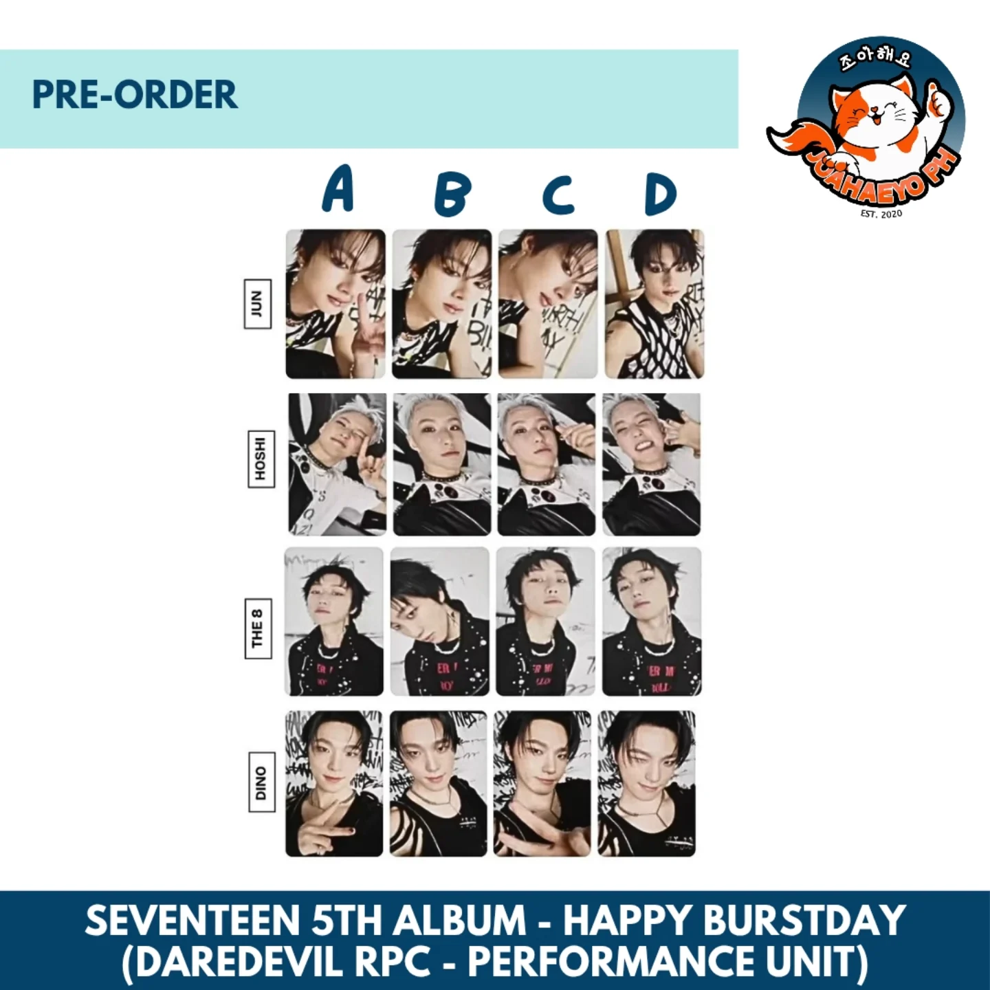 SEVENTEEN 5TH ALBUM [HAPPY BURSTDAY] DAREDEVIL VERSION RANDOM