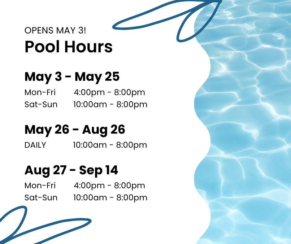 Clairmont - POOL OPENS SATURDAY!! 𝐏𝐨𝐨𝐥 𝐇𝐨𝐮𝐫𝐬: 𝐌𝐚𝐲 𝟑 - 𝐌𝐚𝐲 𝟐𝟓 Mon-Fri ...