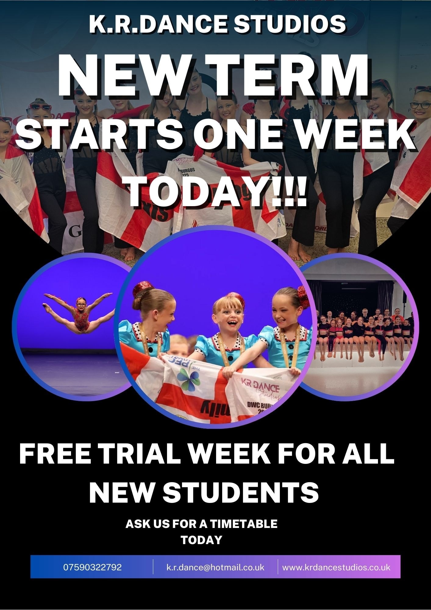 K.R.Dance - OH MY GOD!!!!! ONE WEEK TODAY AND WE RE-OPEN AND GUESS WHAT ...