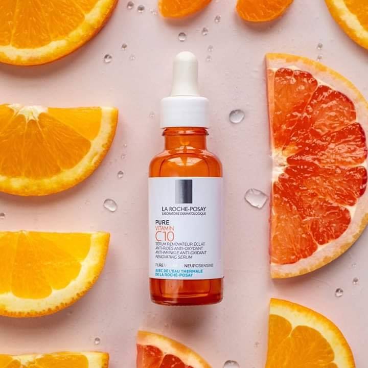 Sérum Pure Vitamin C10 La Roche-Posay 30 Ml - À La Senteur D'orange - Anti-rides Neuf