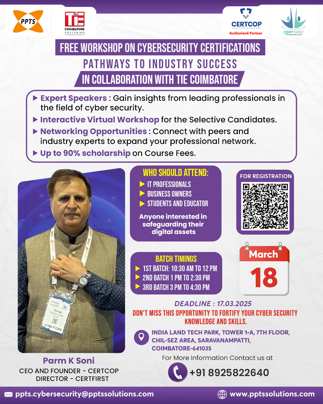 Point - 🚀 Free Cybersecurity Workshop – Secure Your Future! 🔐 Join us ...