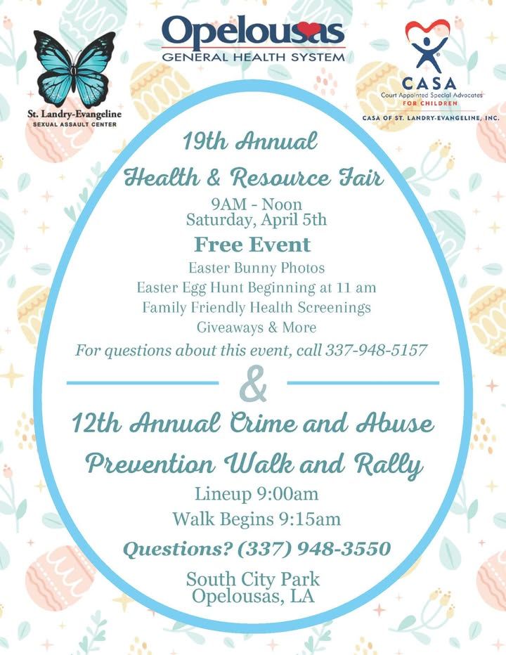 Happening TODAY! Join us... - Opelousas General Health System | Facebook