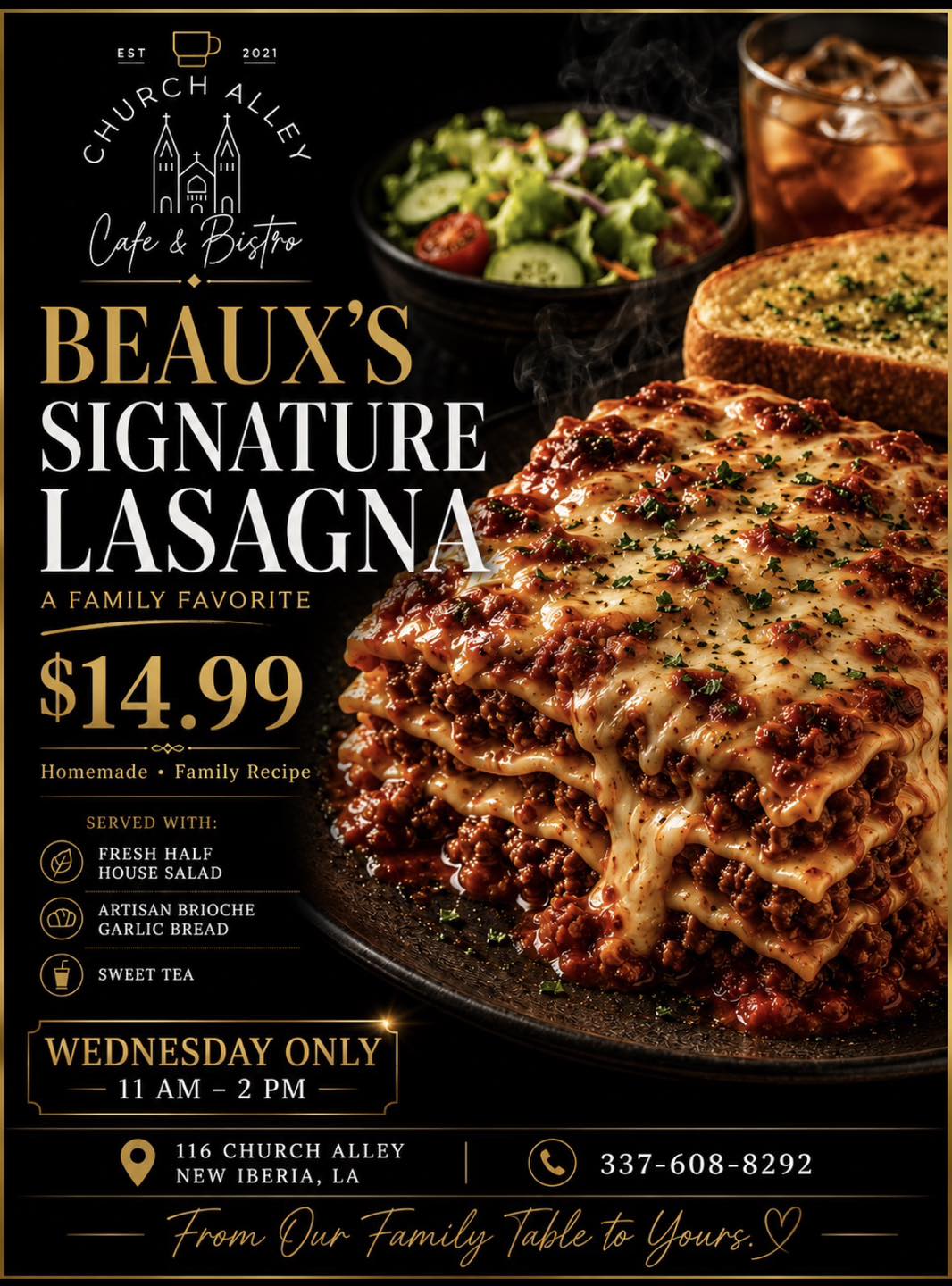 Church Alley Cafe & Bistro | New Iberia LA