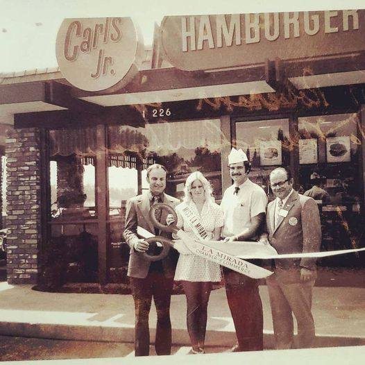 Carl's Jr. LaMirada on Rosecrans Grand Opening in 1970s