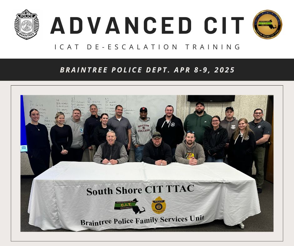 Braintree - On April 8-9, the South Shore Crisis Intervention Team ...