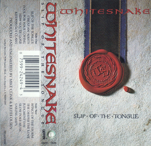 Whitesnake's Slip of the Tongue album released in 1989
