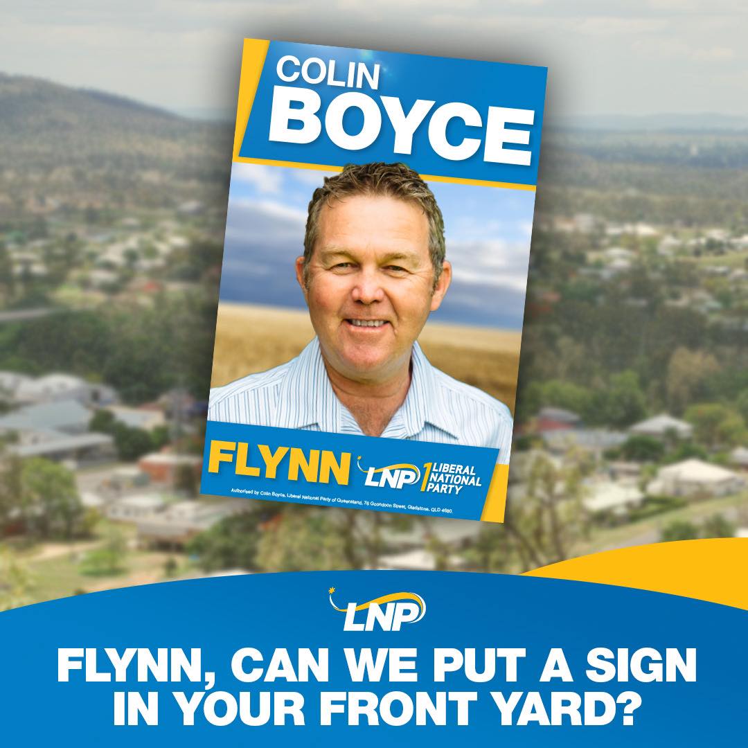 Colin - Can we put a sign in your front yard, on your fence or on your ...