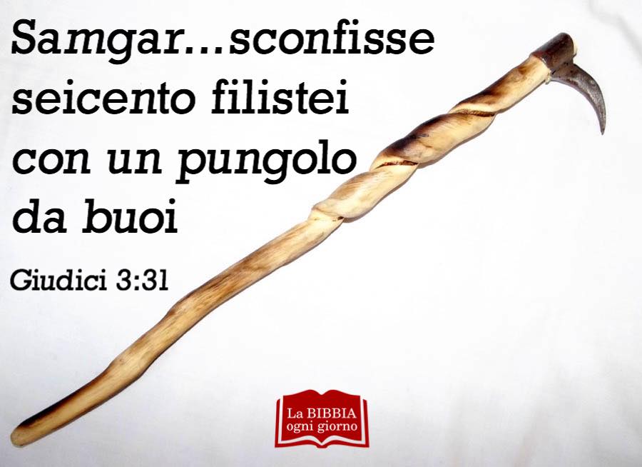 La Bibbia ogni giorno - L'esempio di Samgar (1) 
