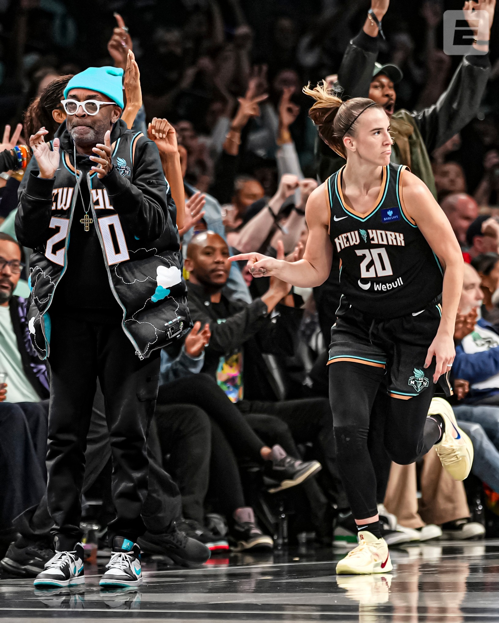 NBA on ESPN - THAT NEW YORK STATE OF MIND 🗽🔥 Sabrina... | Facebook