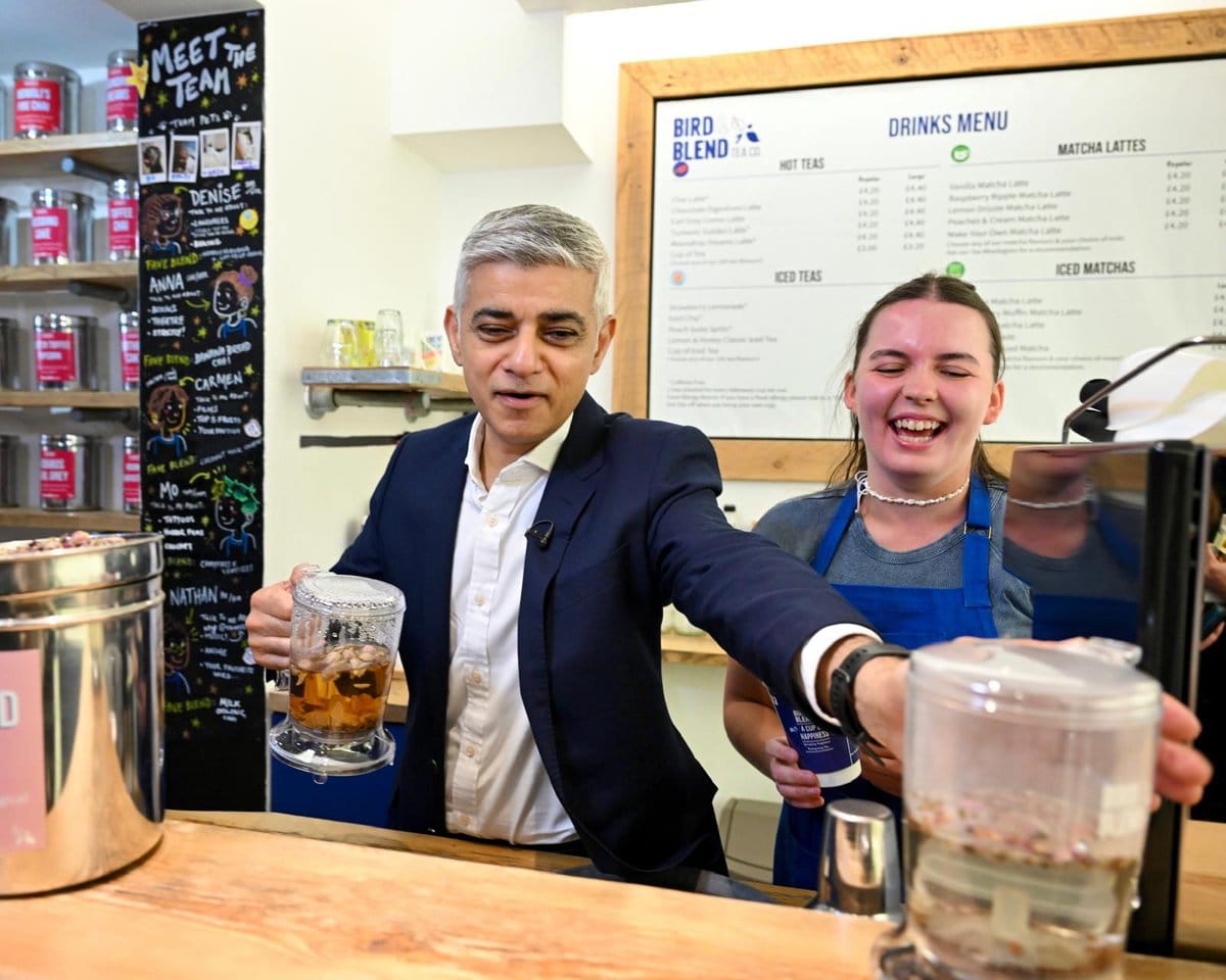 Sadiq Khan - Great to visit Bird & Blend Tea Co. with... | Facebook