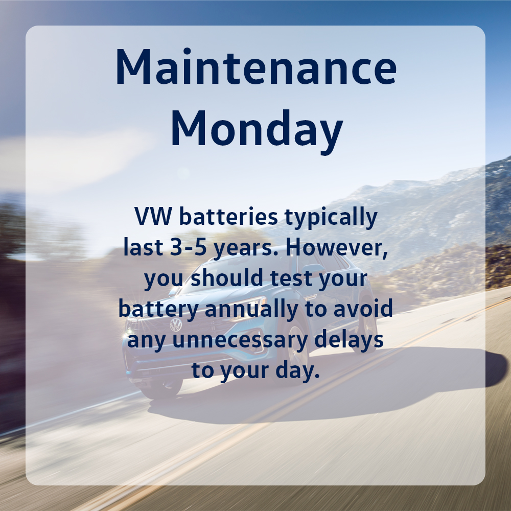 Volkswagen - 🔋 Maintenance Monday: Keep Your VW Powered Up! 🔋 Did you ...