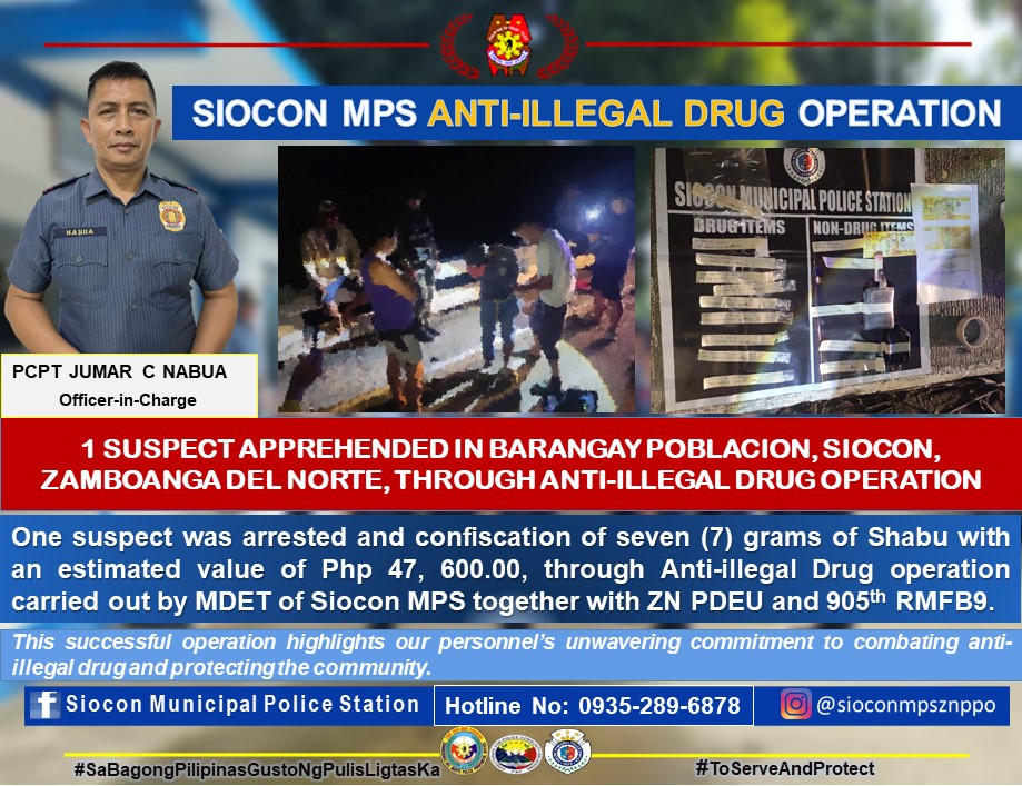 SEPTEMBER 04, 2025 ||... - Siocon Municipal Police Station | Facebook