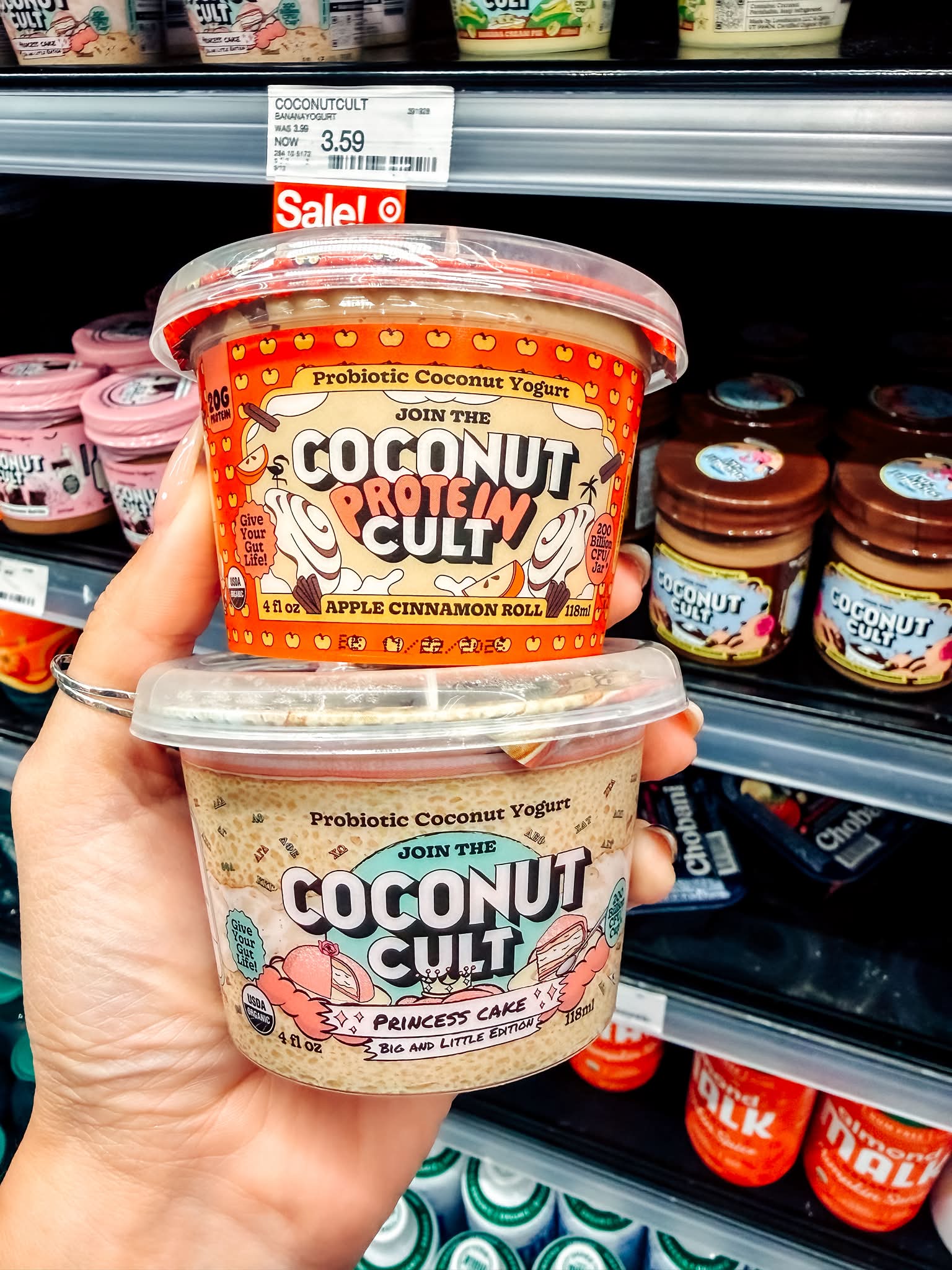 New Coconut Cult flavors at Target: Apple Cinnamon Roll and
