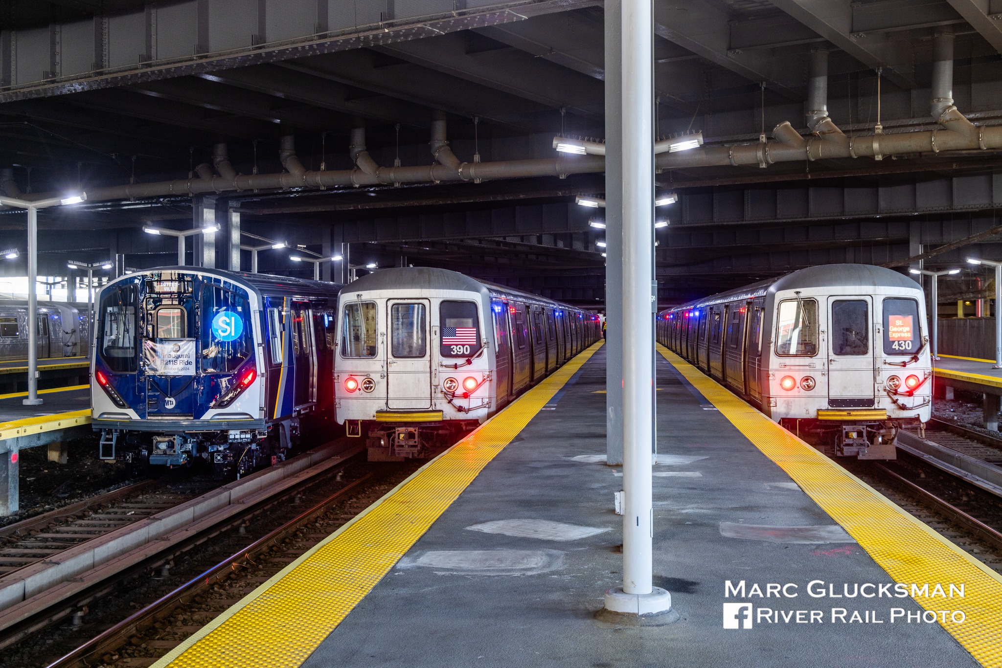 Inaugural R211S Ride. The MTA Staten... - River Rail Photo