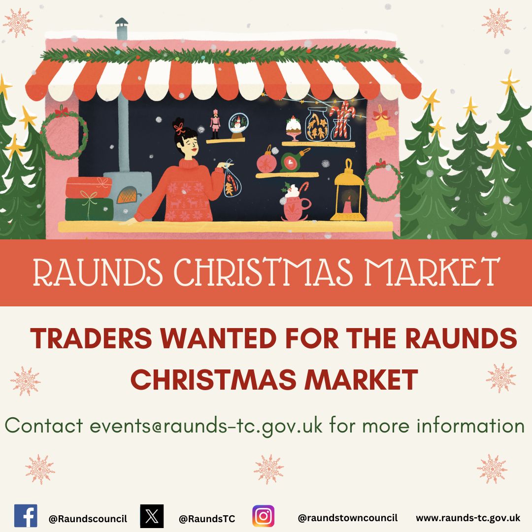 Raunds - 🎄 Stall Holders Wanted! Raunds Christmas Market 2025! 🎄 We're ...