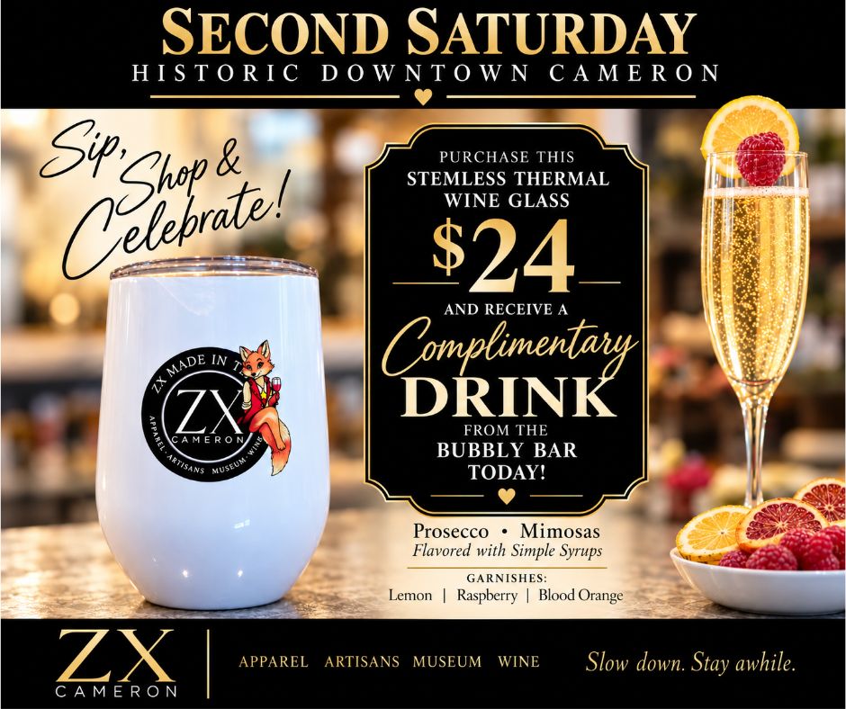 Y❤︎ Buy $24 stemless wine glass for complimentary drink in Historic