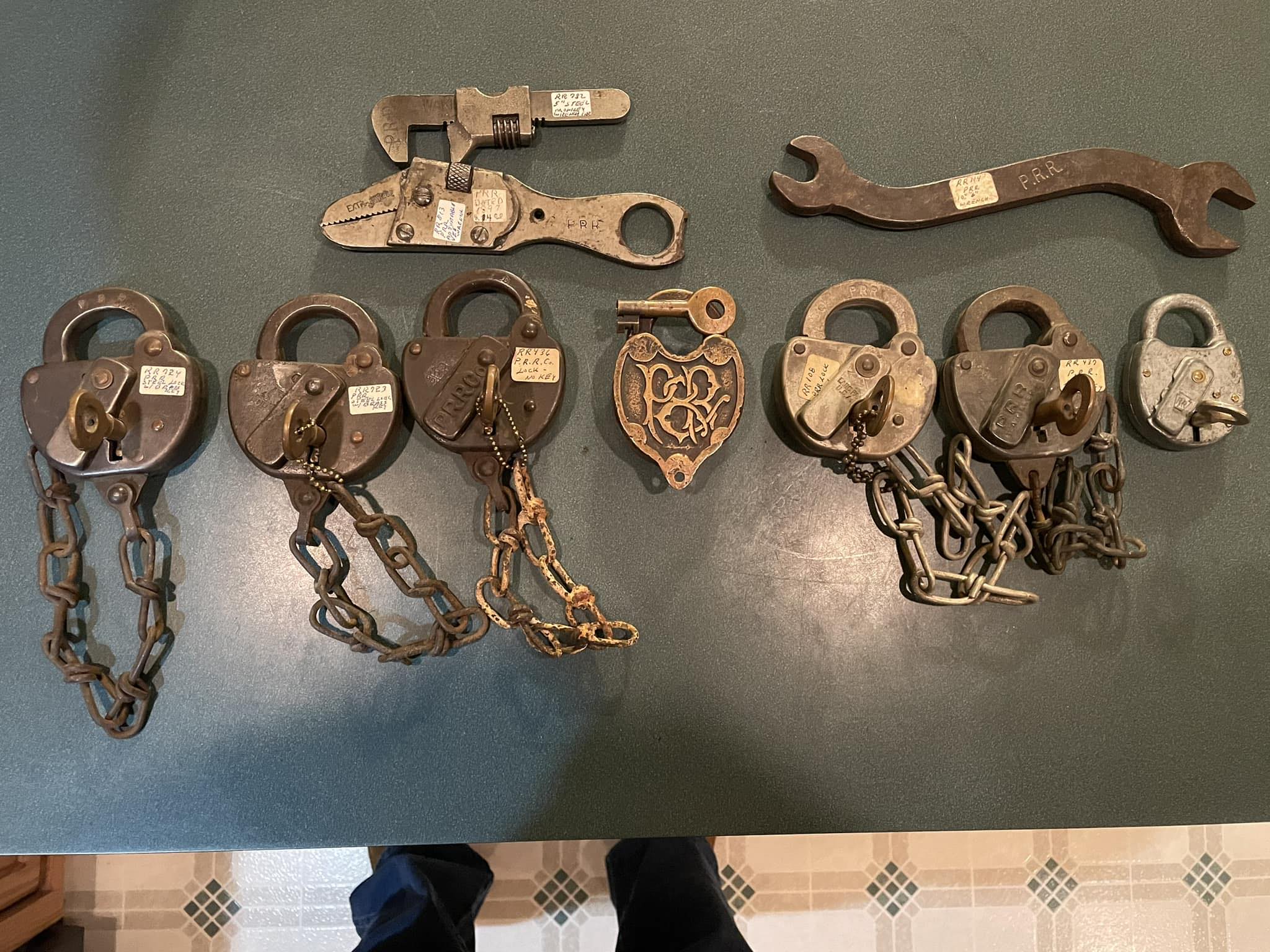 Pennsylvania Railroad Locks and Memorabilia-ONLY | Tunkhannock PA