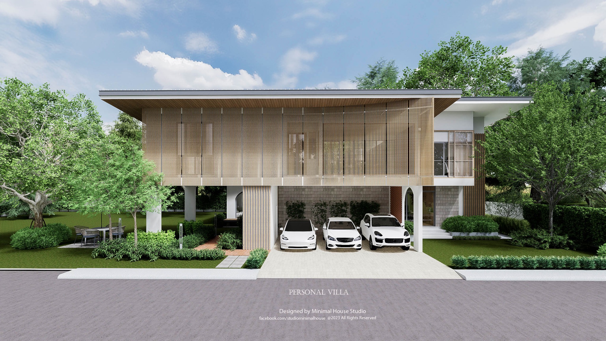 แบบบ้านส่วนตัว Residence House งานออกแบบสไตล์ Minimal Tropical สวยๆ จาก ...