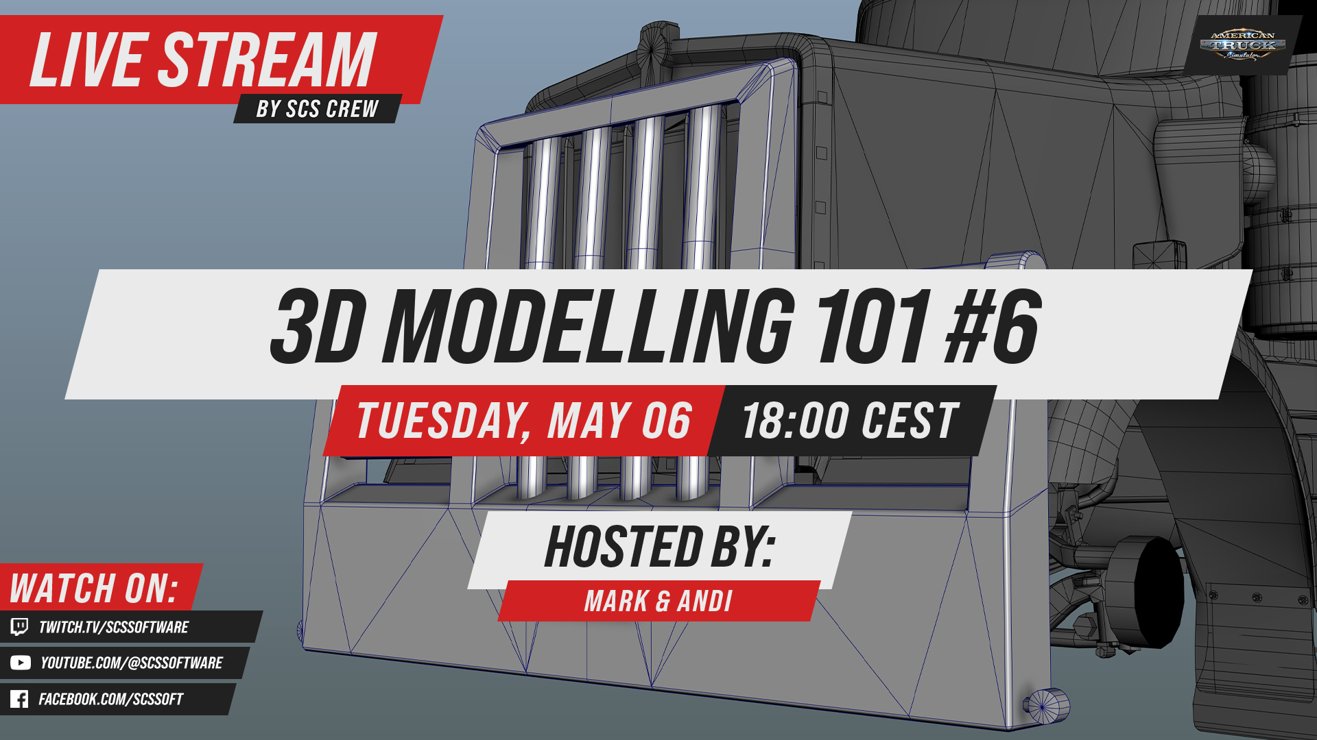 SCS - Our 3D modelling series is back! 🖌️ Mark and Andi will continue ...