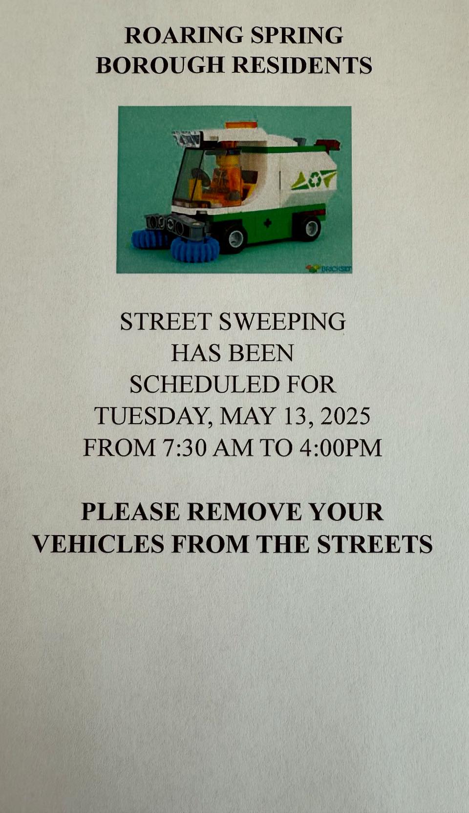 Roaring... - Roaring Spring Borough and Police Department