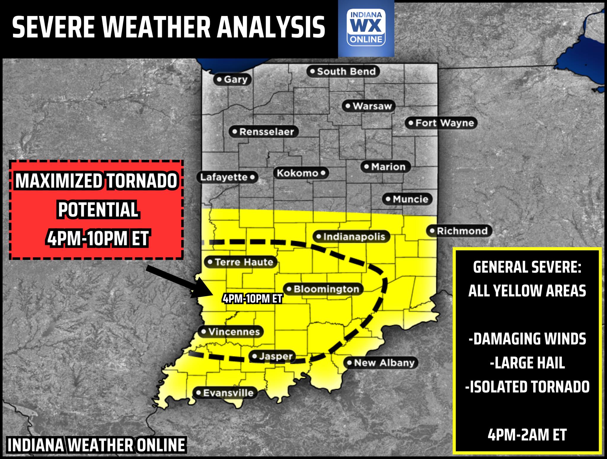 Indiana - Quick analysis of what’s going on in the atmosphere this ...