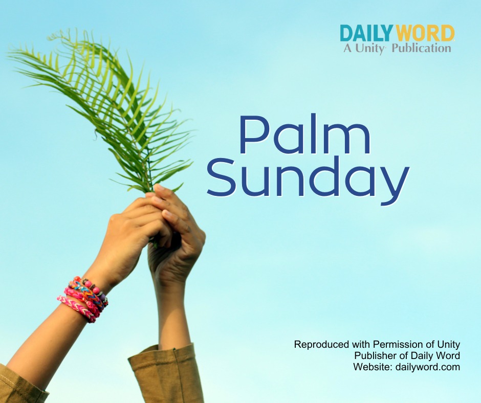 Today’s Daily Word reading is PALM... - Unity of Verde Valley | Facebook