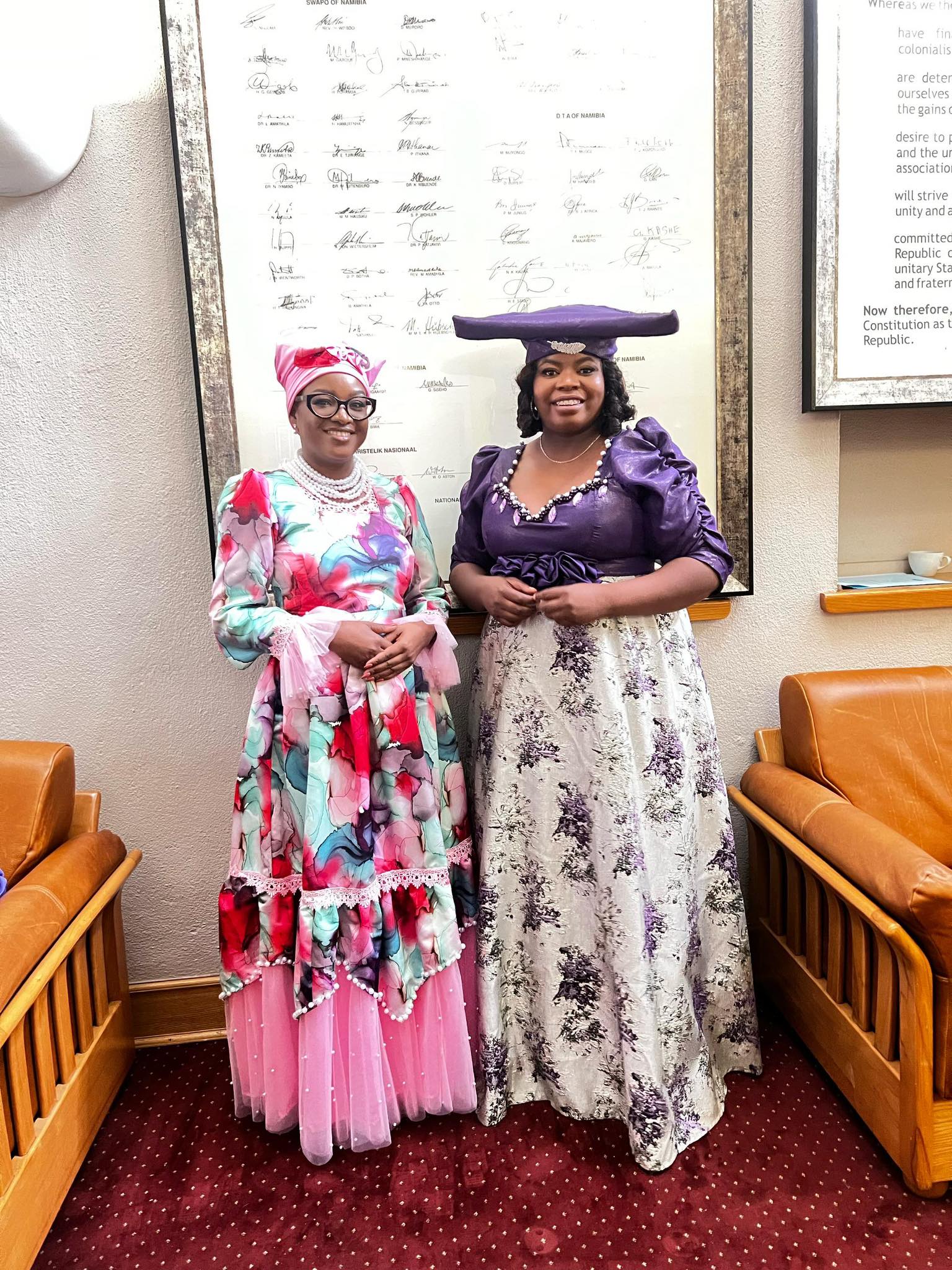 New - Spotted… Young Members of Parliament Winnie Moongo and Inna ...