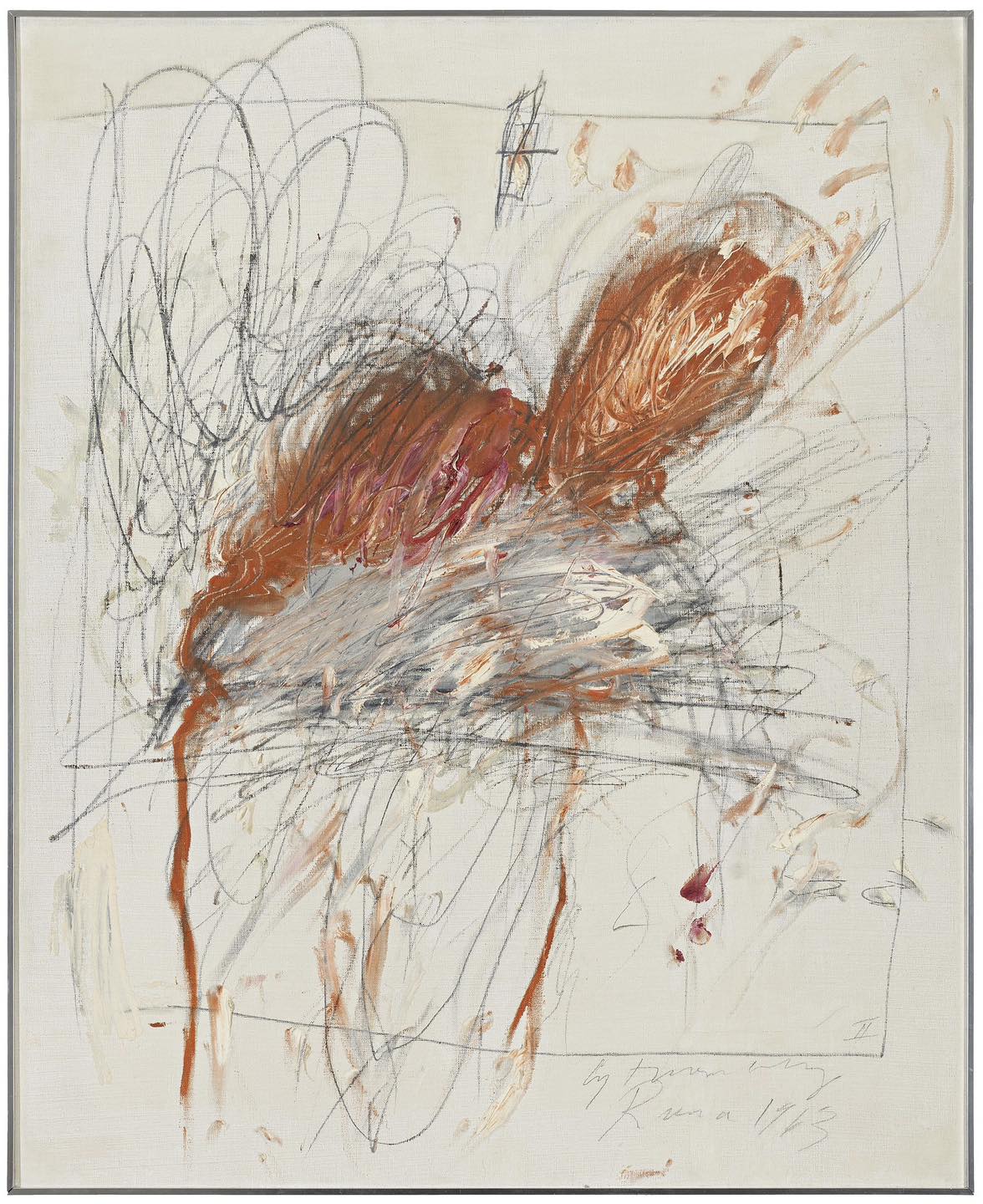 Cy Twombly, Leda and the Swan, 1963