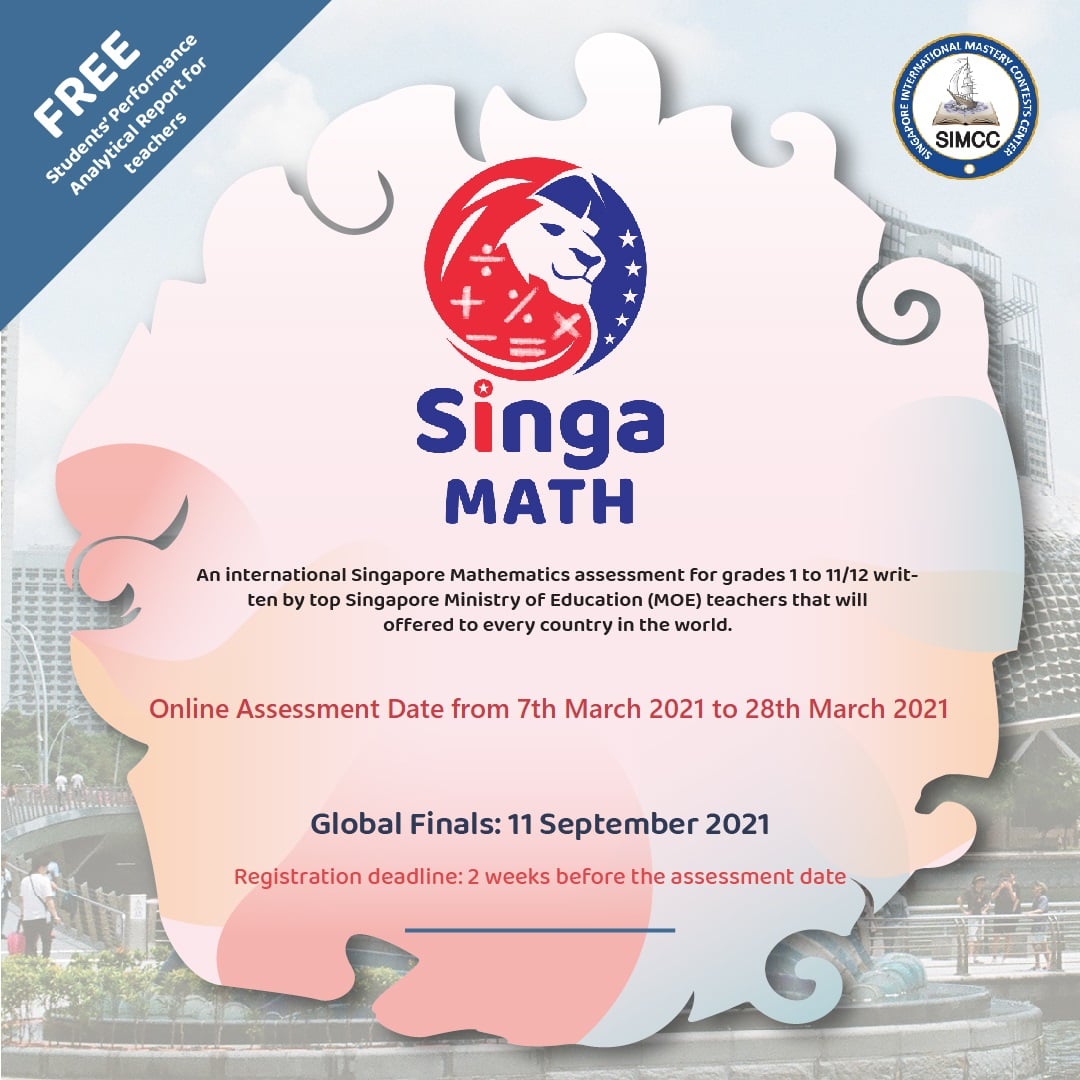 Olympiad India - Singa Math Global Assessment 2021...