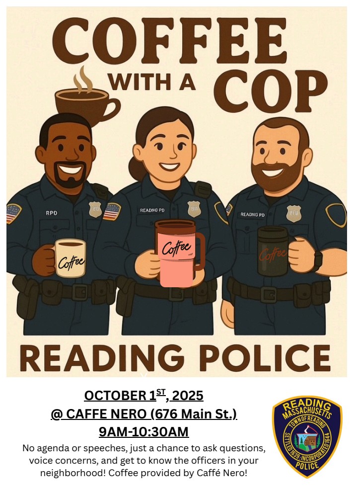 Reading Massachusetts Police Department - Glenmere Circle | Facebook