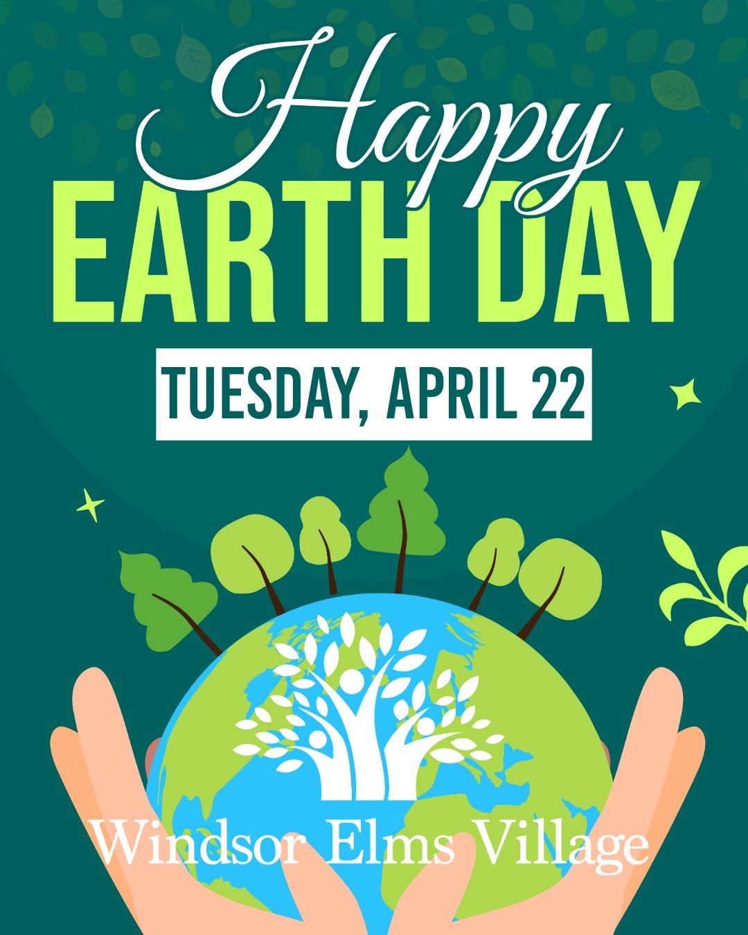 🌍 Happy Earth Day 2025! This year’s... - Windsor Elms Village | Facebook