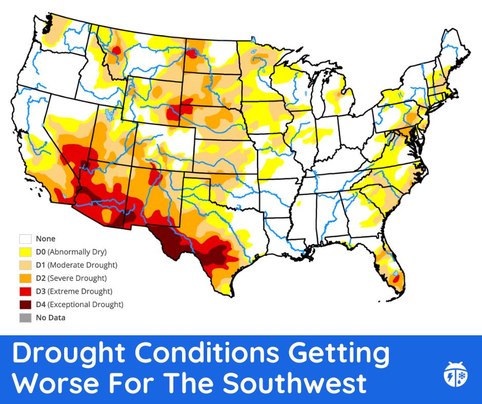 WeatherBug - Drought conditions continues to worsen for parts of the ...
