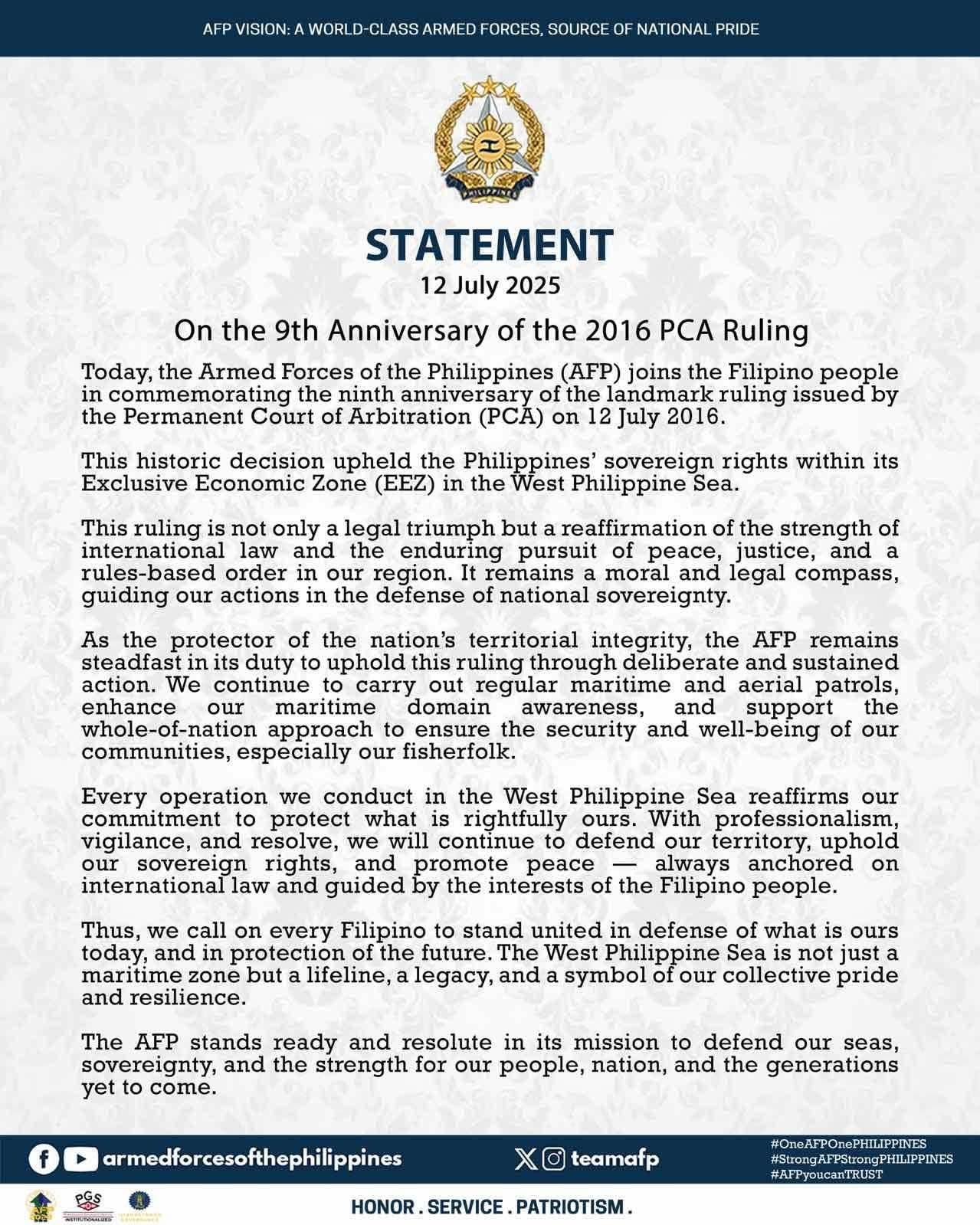 IBC - Muling pinagtibay ng Armed Forces of the Philippines (AFP) ang ...