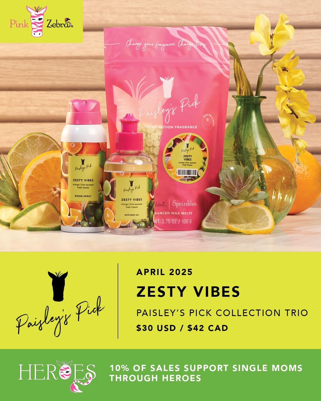 Get ready to feel energized and refreshed with ZESTY VIBES, our
