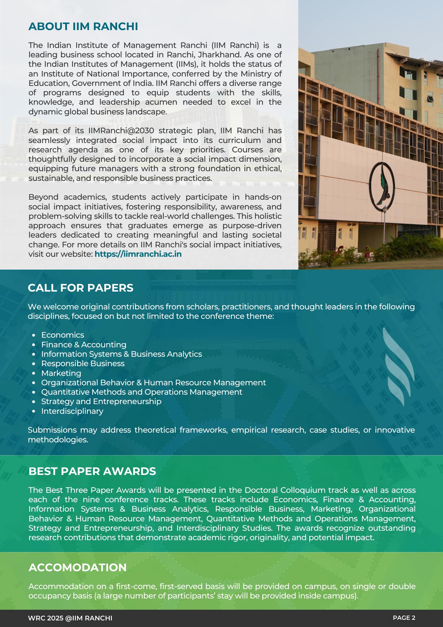 IIM Ranchi | Ranchi