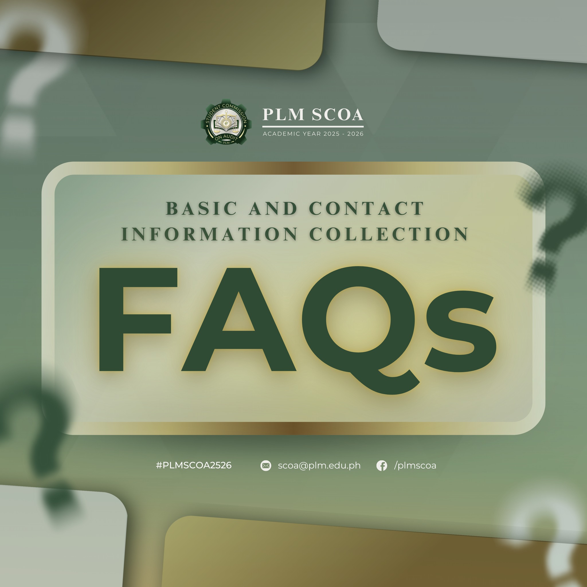 PLM Student Commission on Audit | Intramuros
