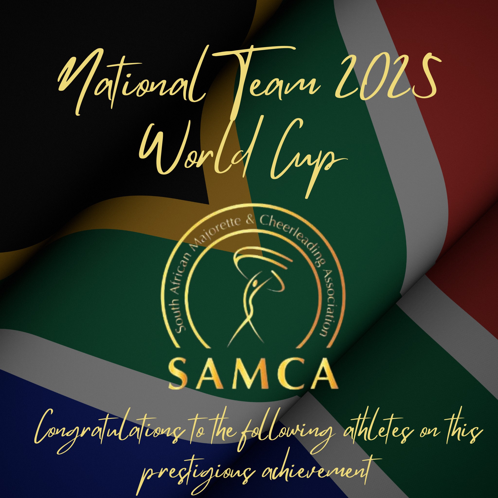 SAMCA - 📣 Introducing the 2025 SAMCA National Team! 🇿🇦... | Facebook
