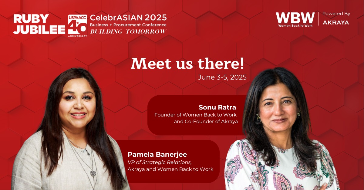 🎉 We’re headed to CelebrASIAN 2025 —... - Women Back to Work | Facebook