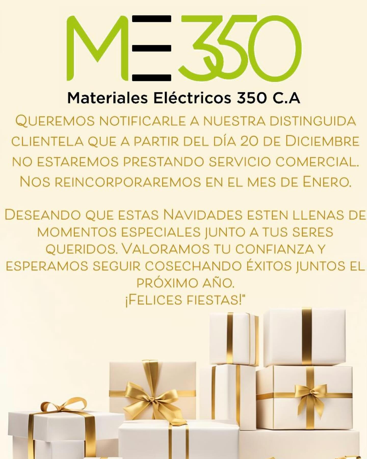 Materiales Eléctricos 350 - Que su seguridad sea tu prioridad, por eso ...