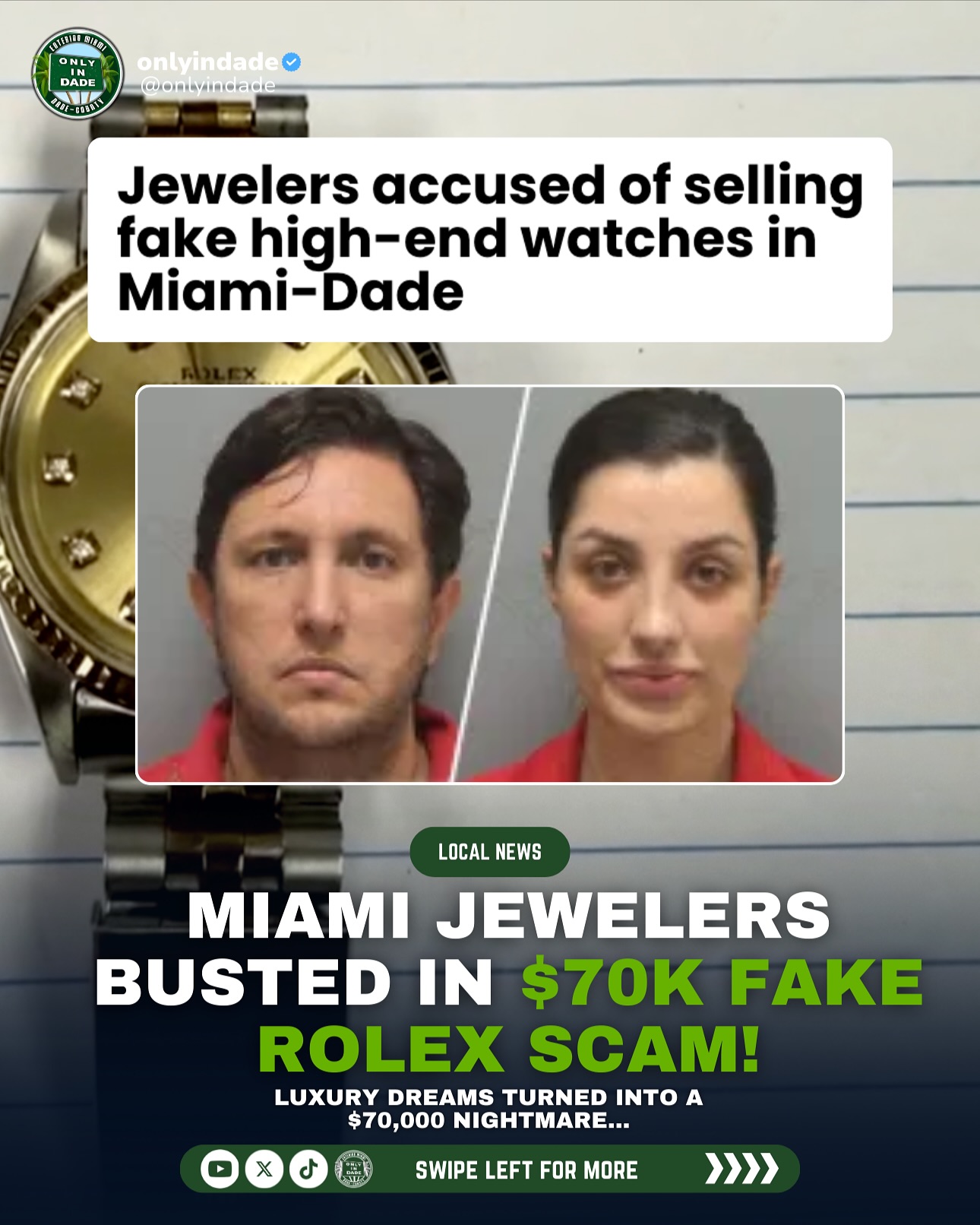 ONLY in DADE - #News | From luxury to lies! Two jewelers... | Facebook